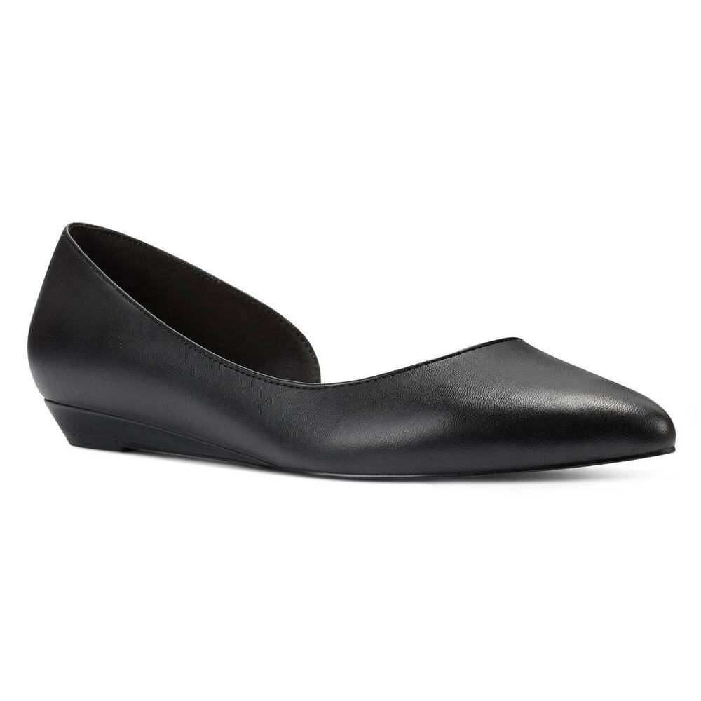 NEW NINE WEST women's saige d'orsay flats in black
